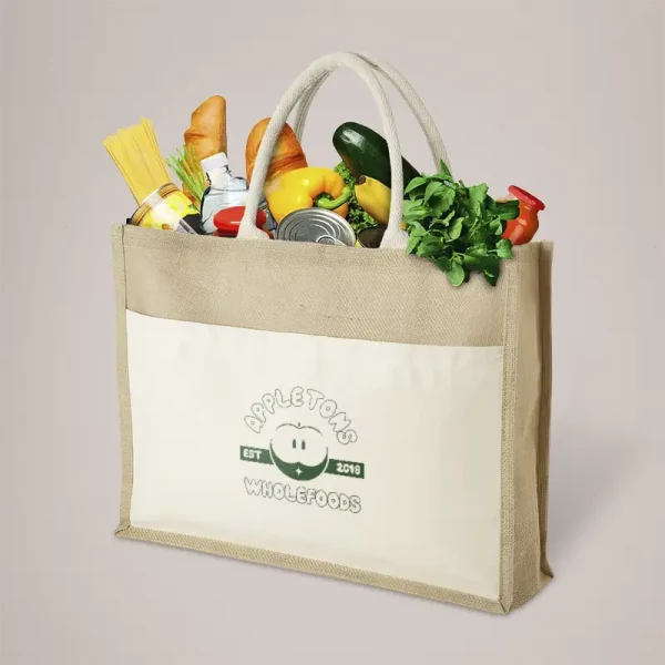Custom Large Jute Tote Bags