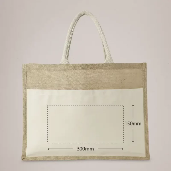 Custom Large Jute Tote Bags